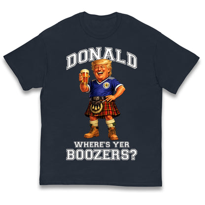 Donald Trump Scotland World Cup Kids T Shirt