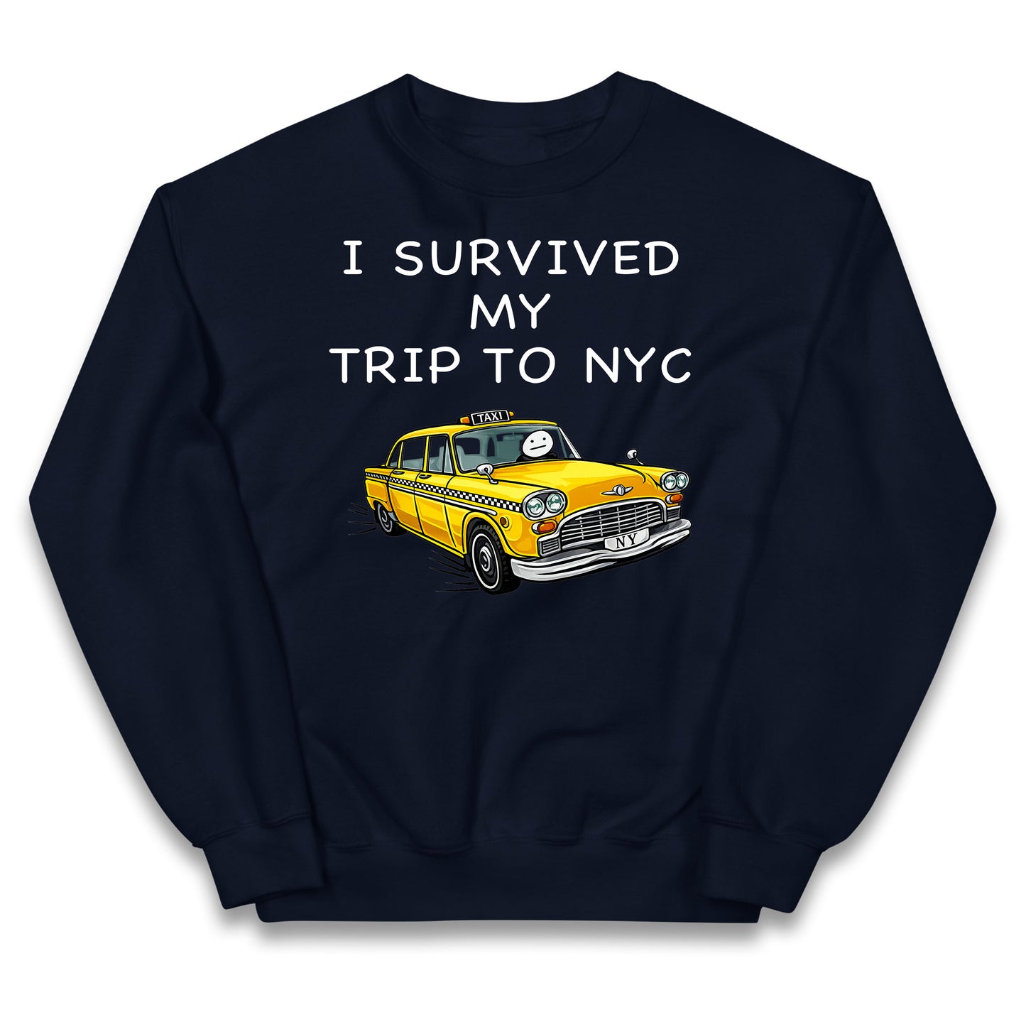I Survived My Trip To NYC Yellow Taxi Kids Jumper