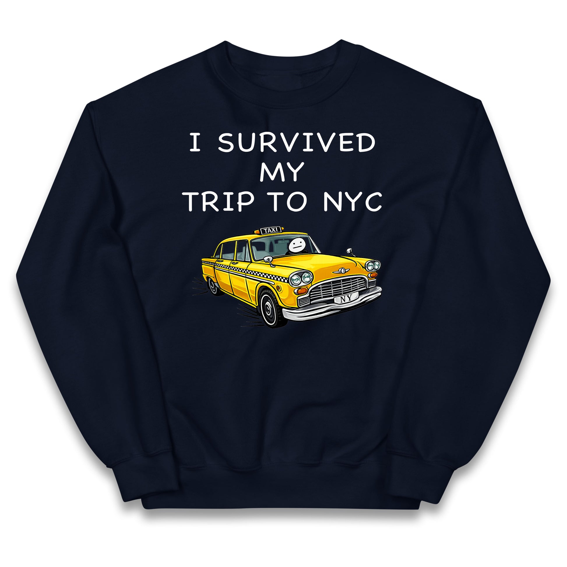 I Survived My Trip To NYC Yellow Taxi Kids Jumper