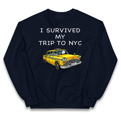 I Survived My Trip To NYC Yellow Taxi Kids Jumper