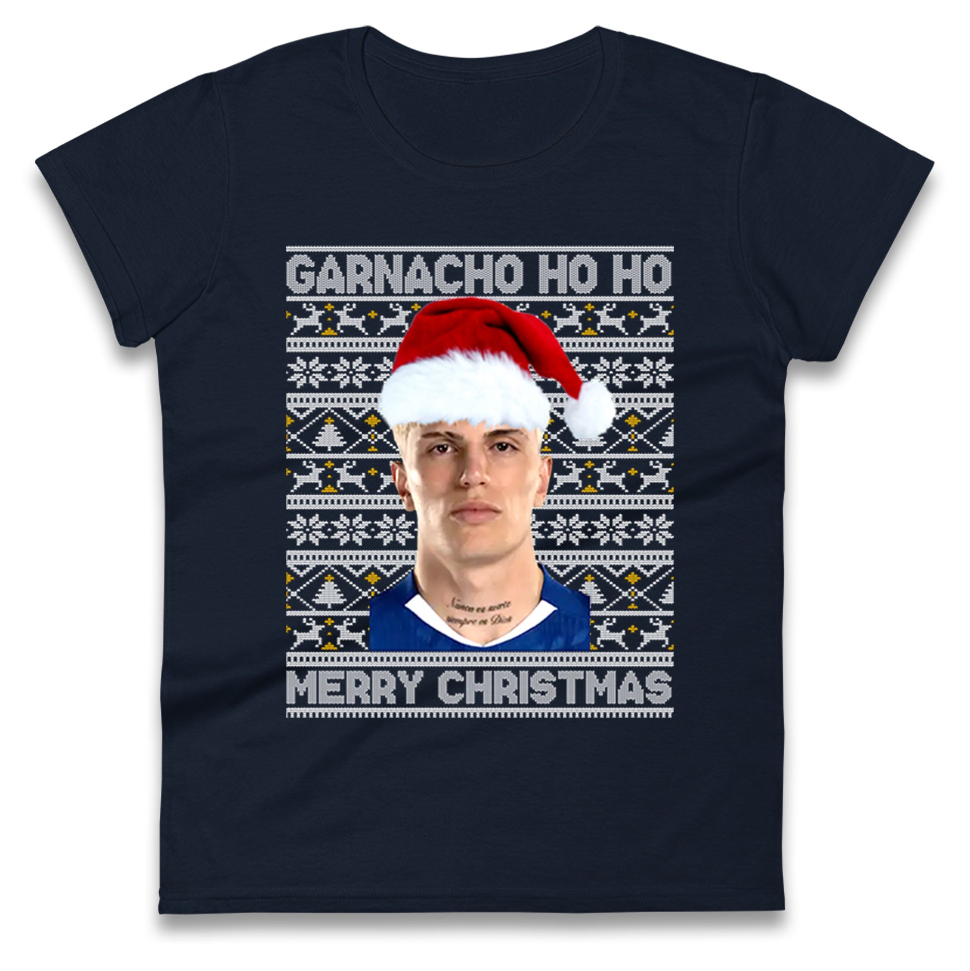 Garnacho Christmas Ladies T Shirt