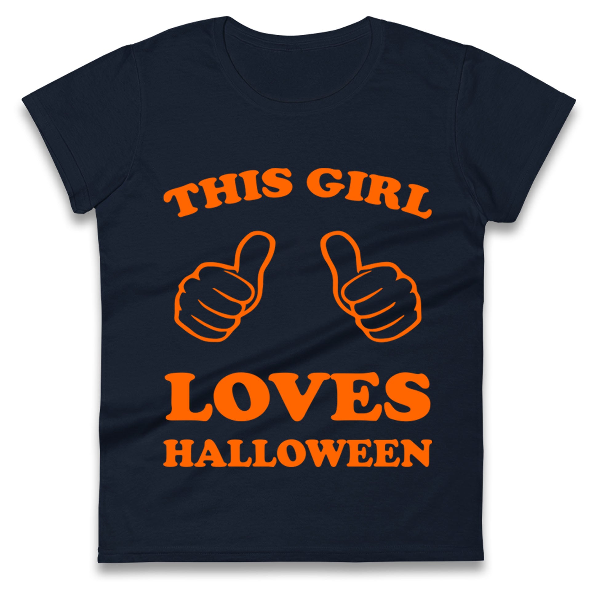 This Girl Loves Halloween t shirt
