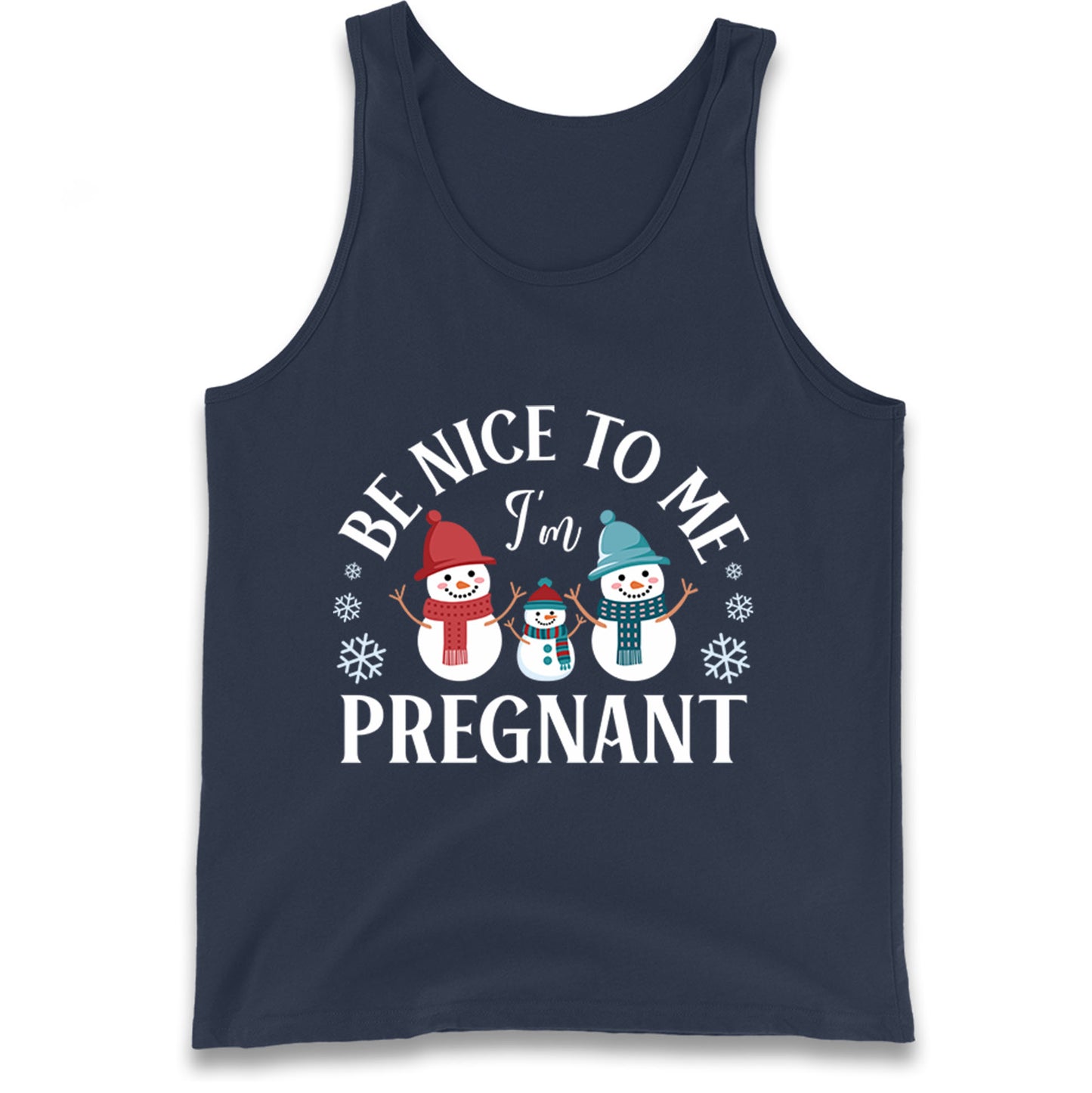 Pregnant At Christmas Tank Top