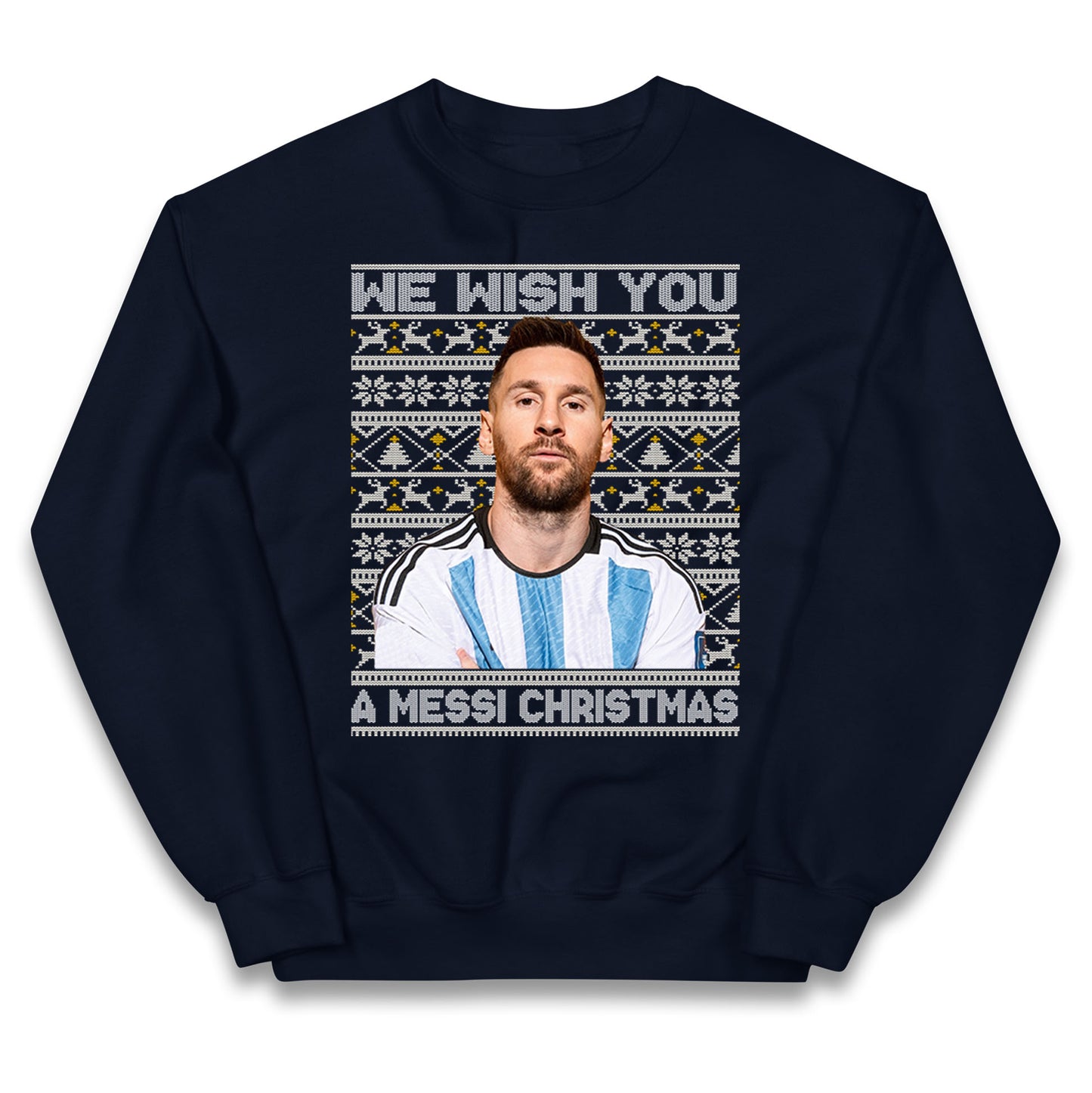 lionel messi christmas jumper