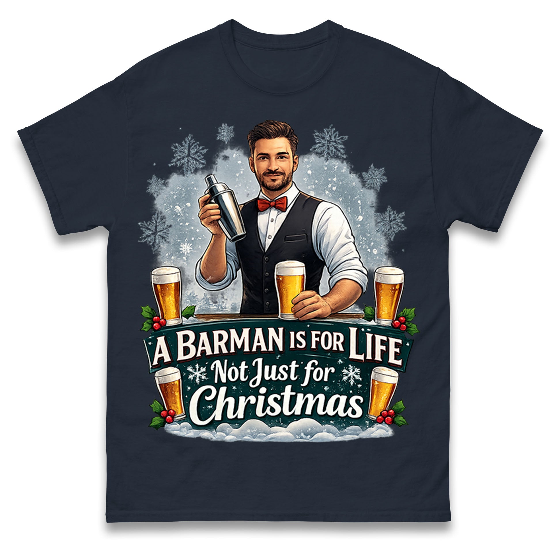 Barman Christmas T Shirt