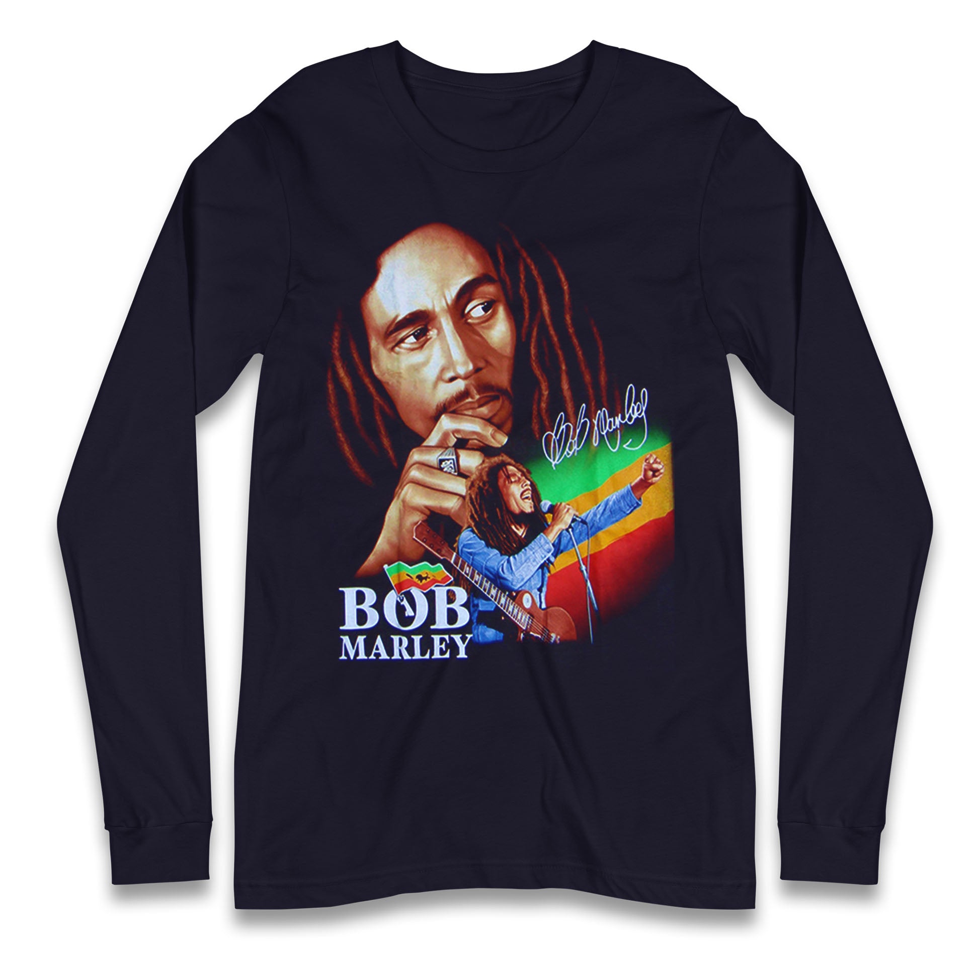 Bob Marley Iron Like A Lion Longsleeve T Shirt