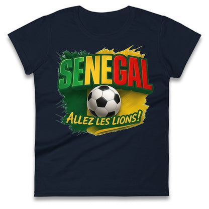 Senegal Retro World Cup Ladies T Shirt