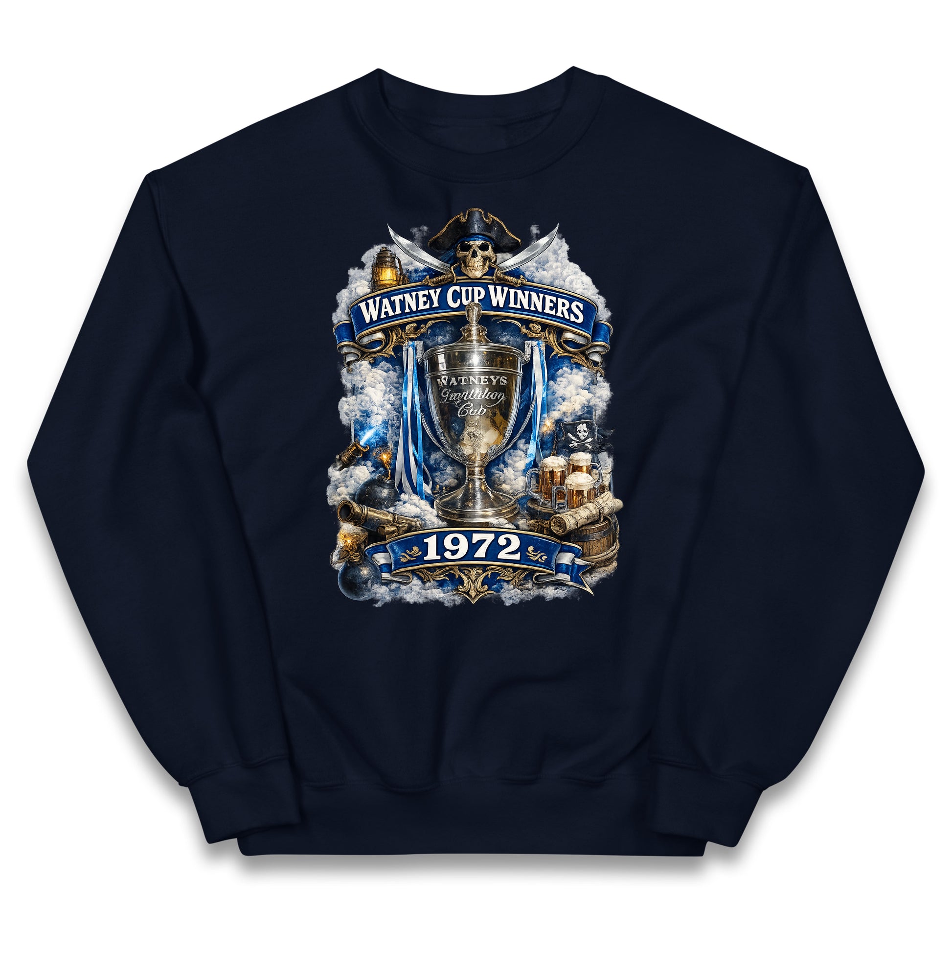 Retro Bristol Rovers Football Kids Jumper