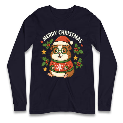 Guinea Pig Christmas Longsleeve T Shirt