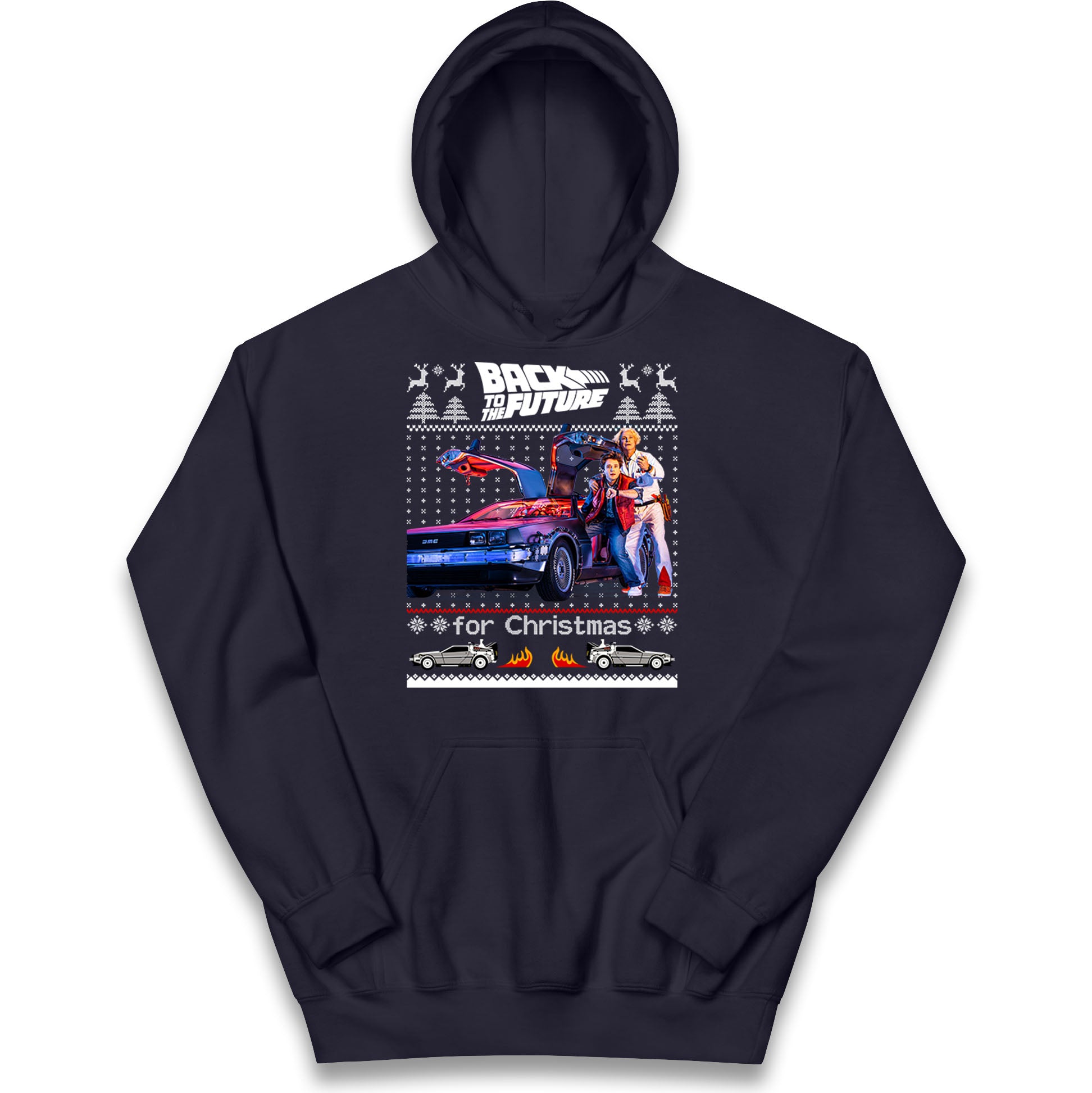 Back To The Future Christmas Kids Hoodie