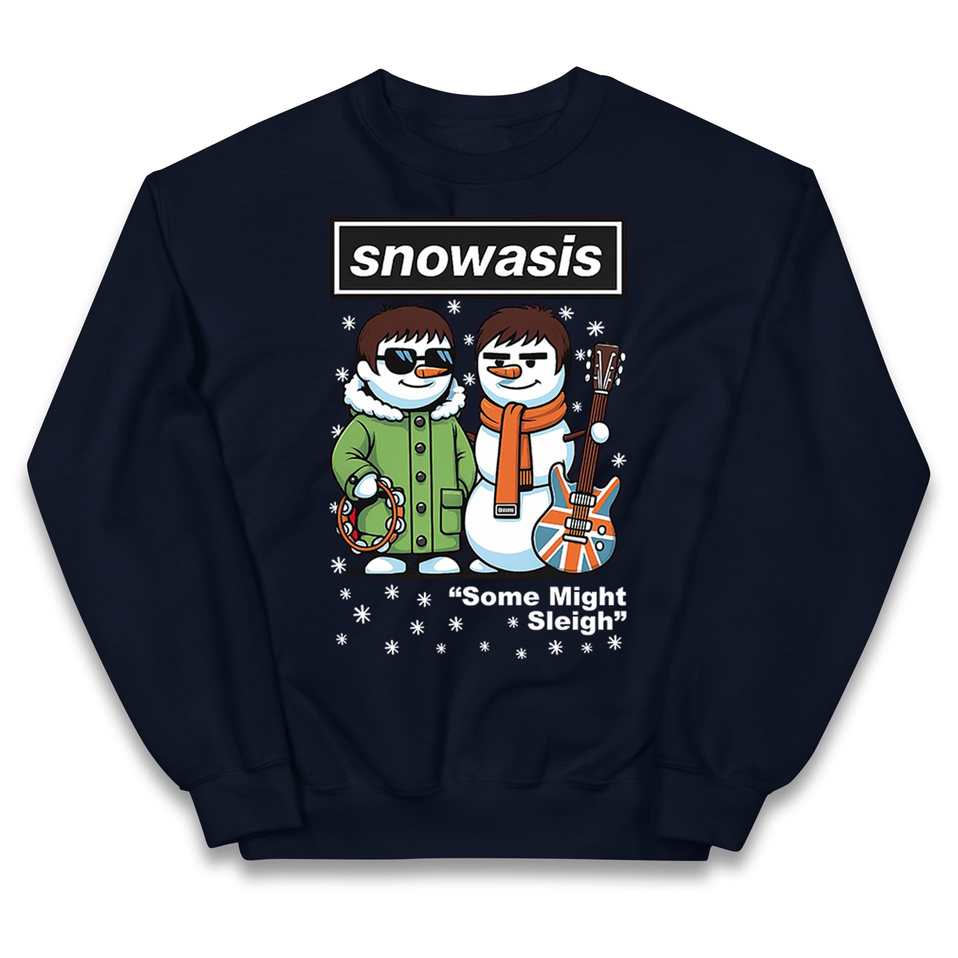 Funny Snowasis Music Band Kids Jumper 