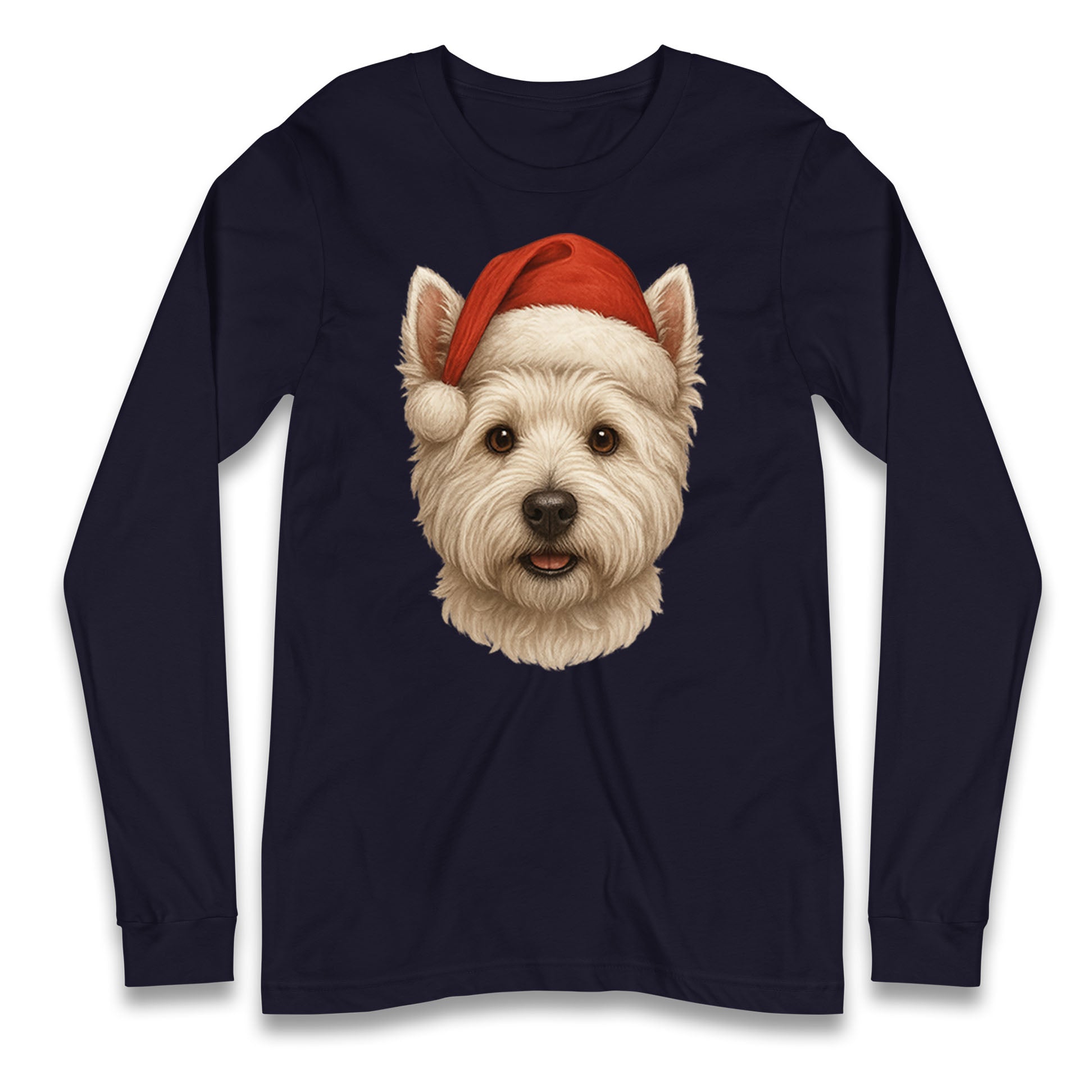 West Highland White Terrier Christmas Longsleeve T Shirt
