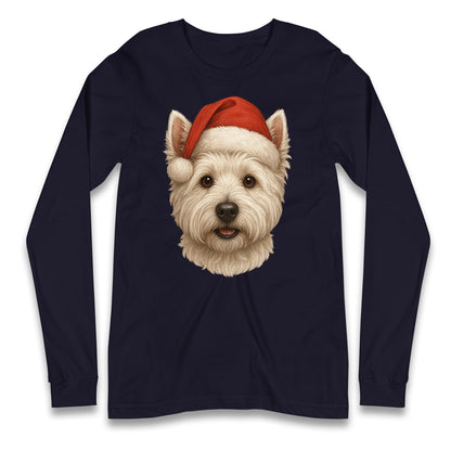 West Highland White Terrier Christmas Longsleeve T Shirt
