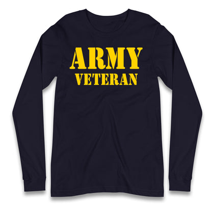 Army Veteran Longsleeve T Shirt
