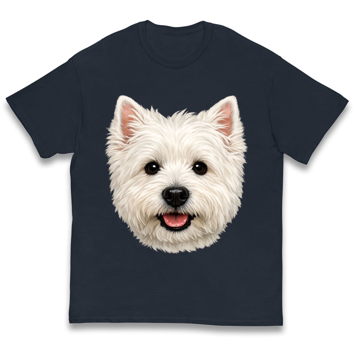 West Highland White Terrier Dog Face Kids T Shirt