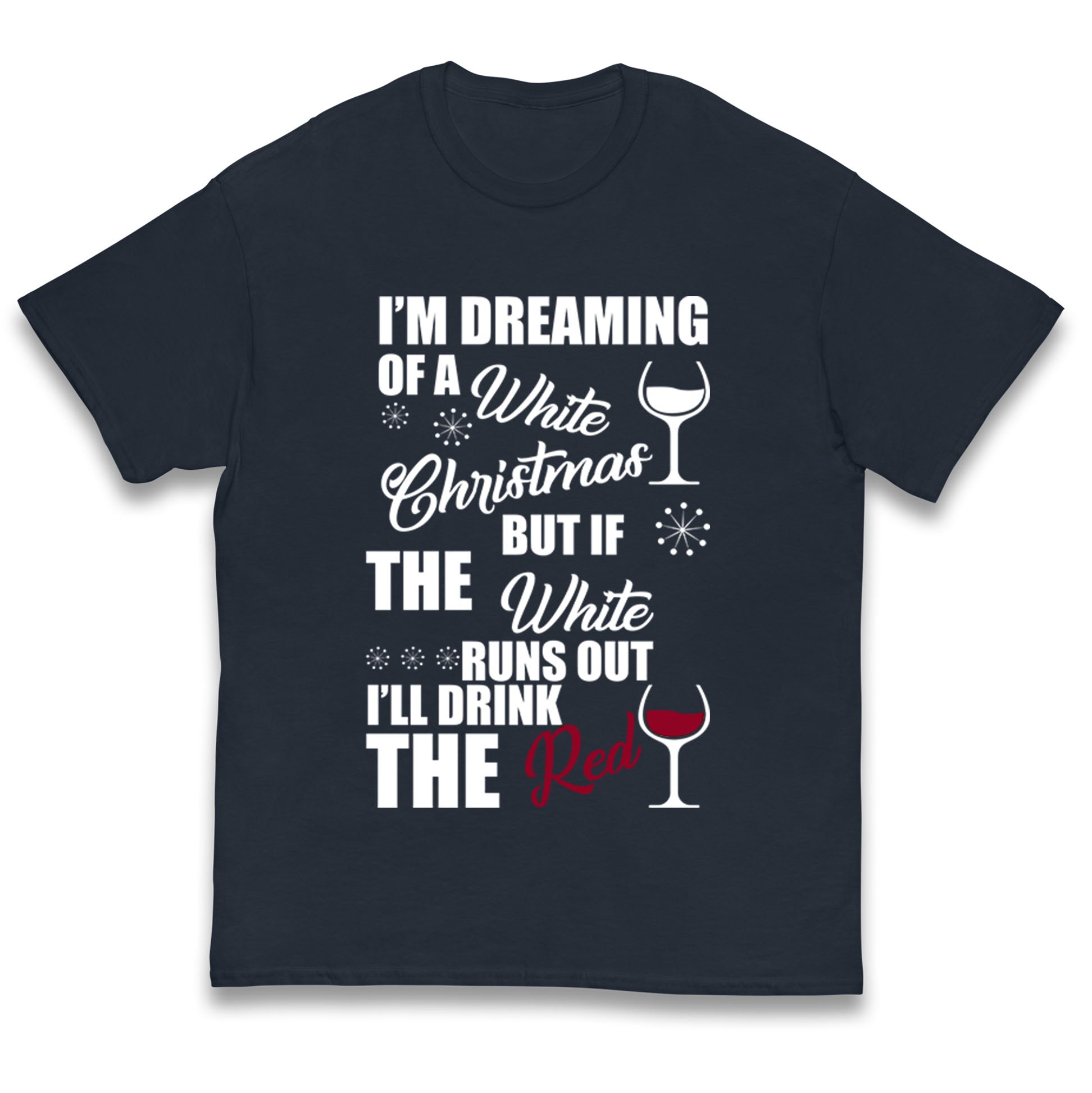 Wine Christmas Kids T Shirt