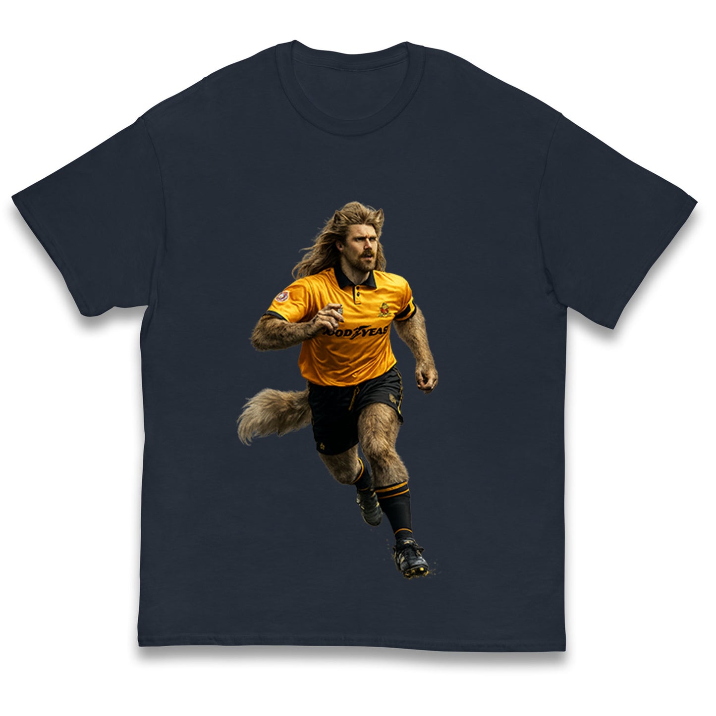 Retro John The Wolf Wolves Football Kids T Shirt 