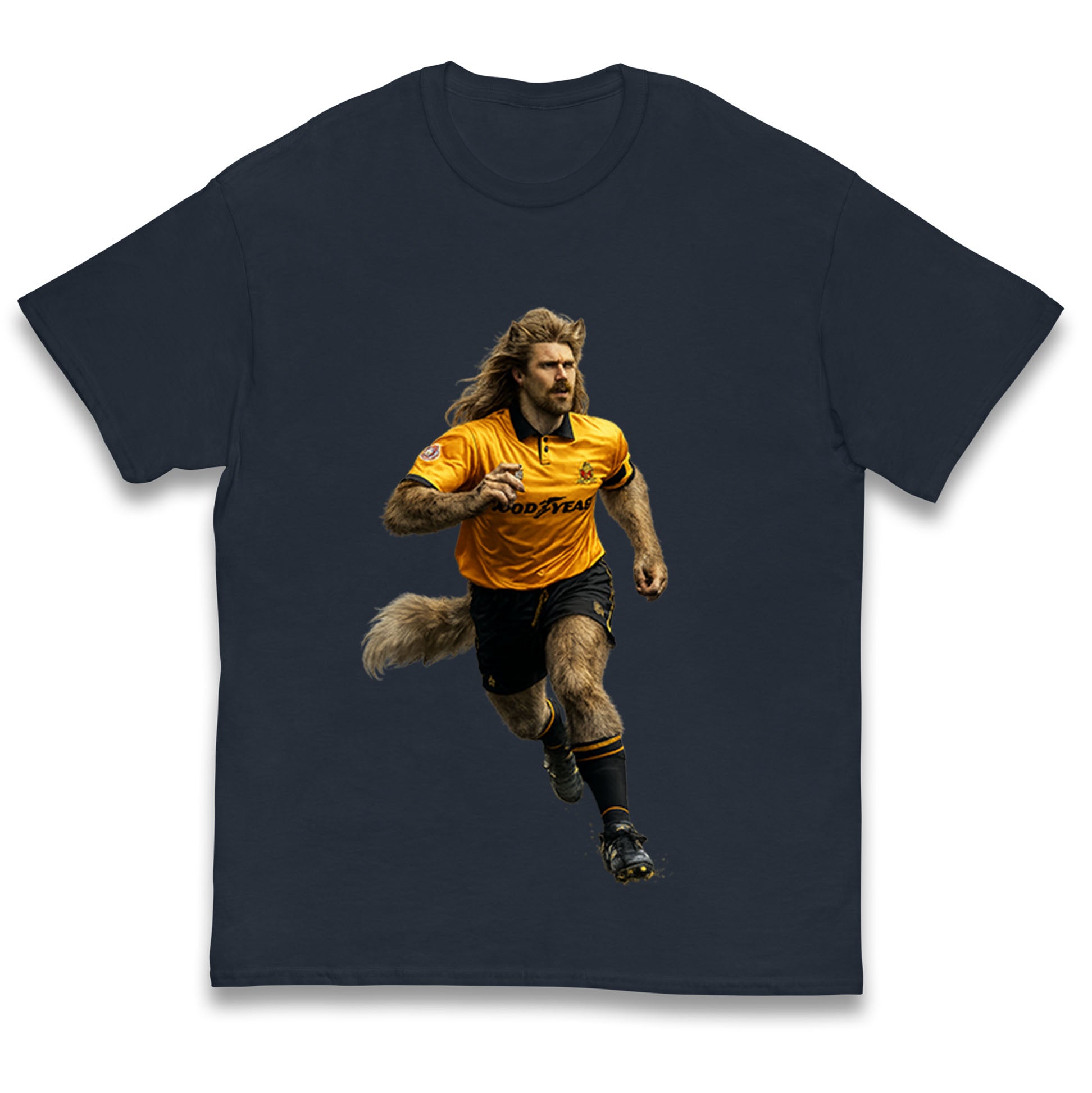 Retro John The Wolf Wolves Football Kids T Shirt 