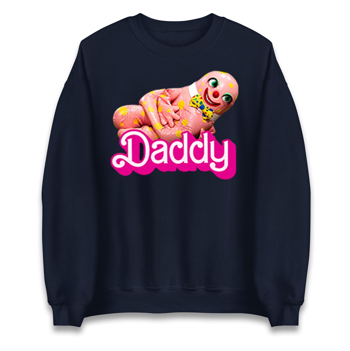 Funny Mr Blobby Daddy 90s Retro Jumper