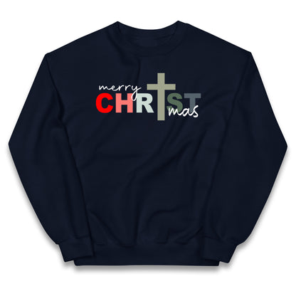Christ Christmas Kids Jumper