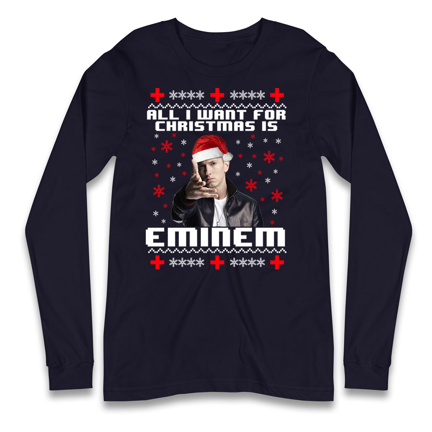 eminem christmas long sleeve t shirt