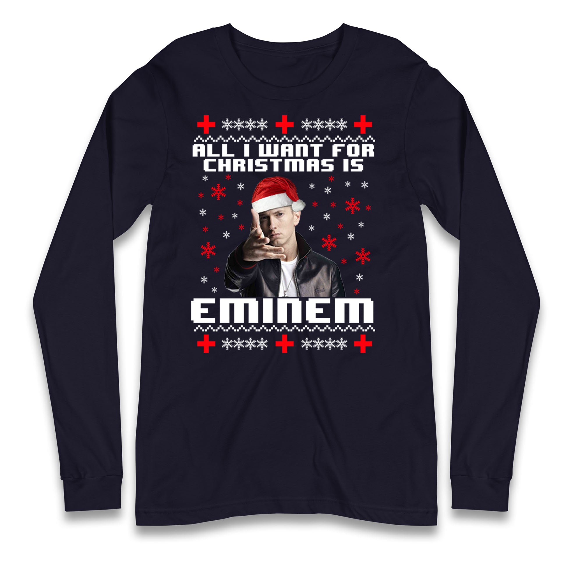 eminem christmas long sleeve t shirt