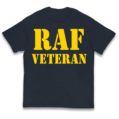 RAF Veteran Kids T Shirt 