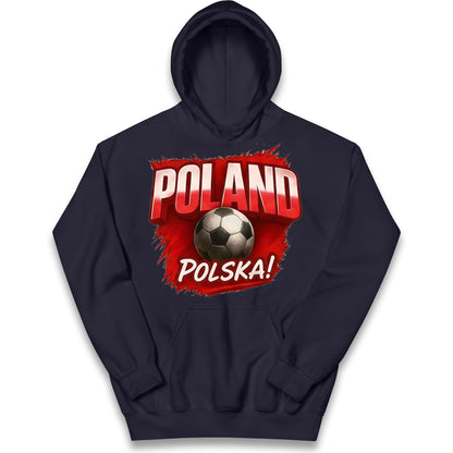 Poland Retro World CupKids Hoodie
