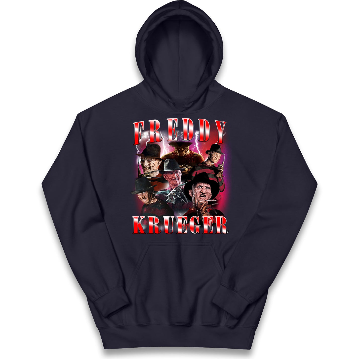 Freddy Krueger Scary Halloween Bootleg Kids Hoodie