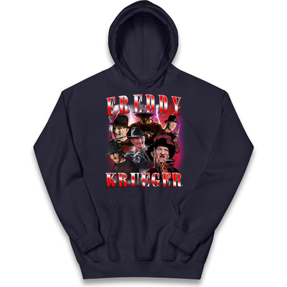 Freddy Krueger Scary Halloween Bootleg Kids Hoodie