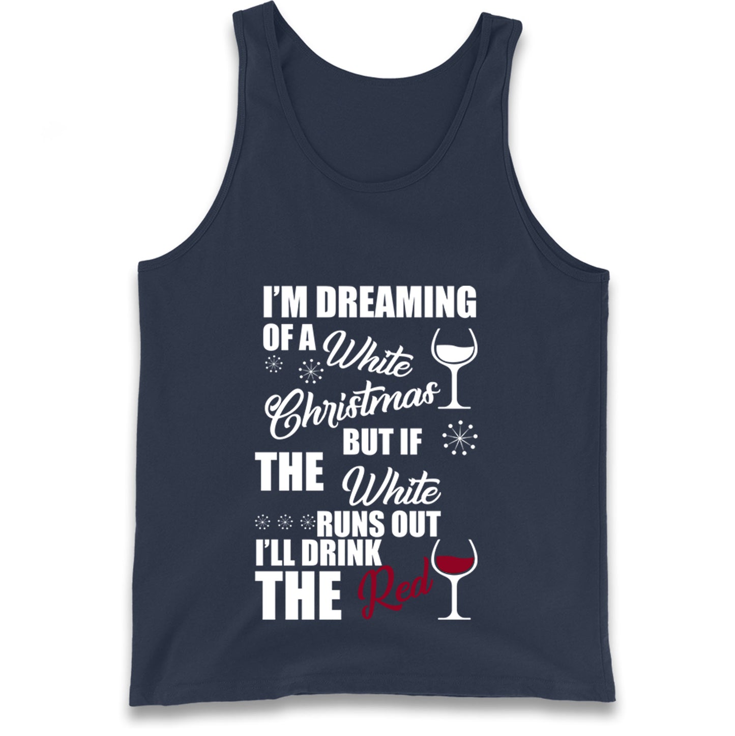 Wine Christmas Tank Top