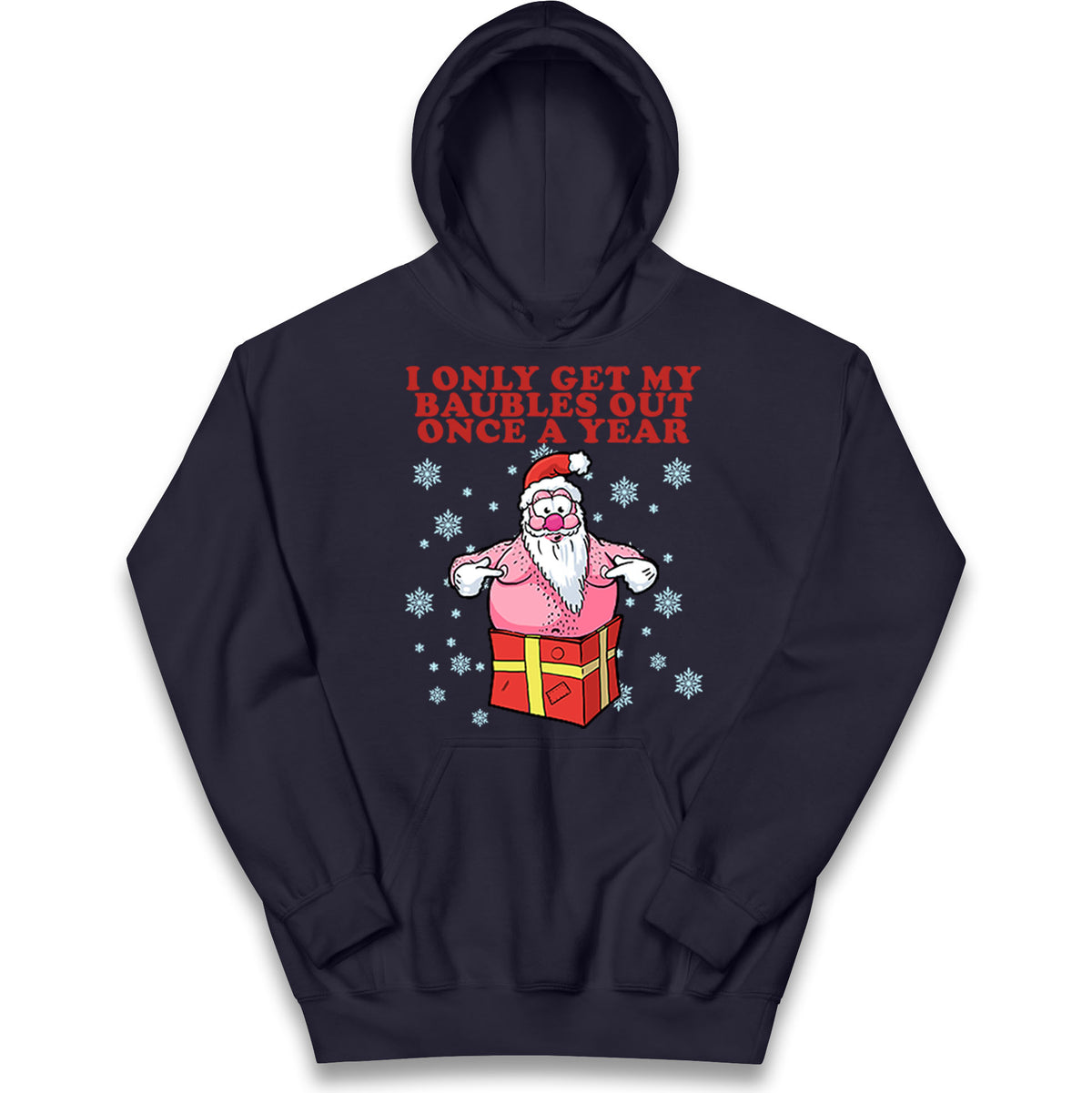 Fat Santa Christmas Funny Hoodie