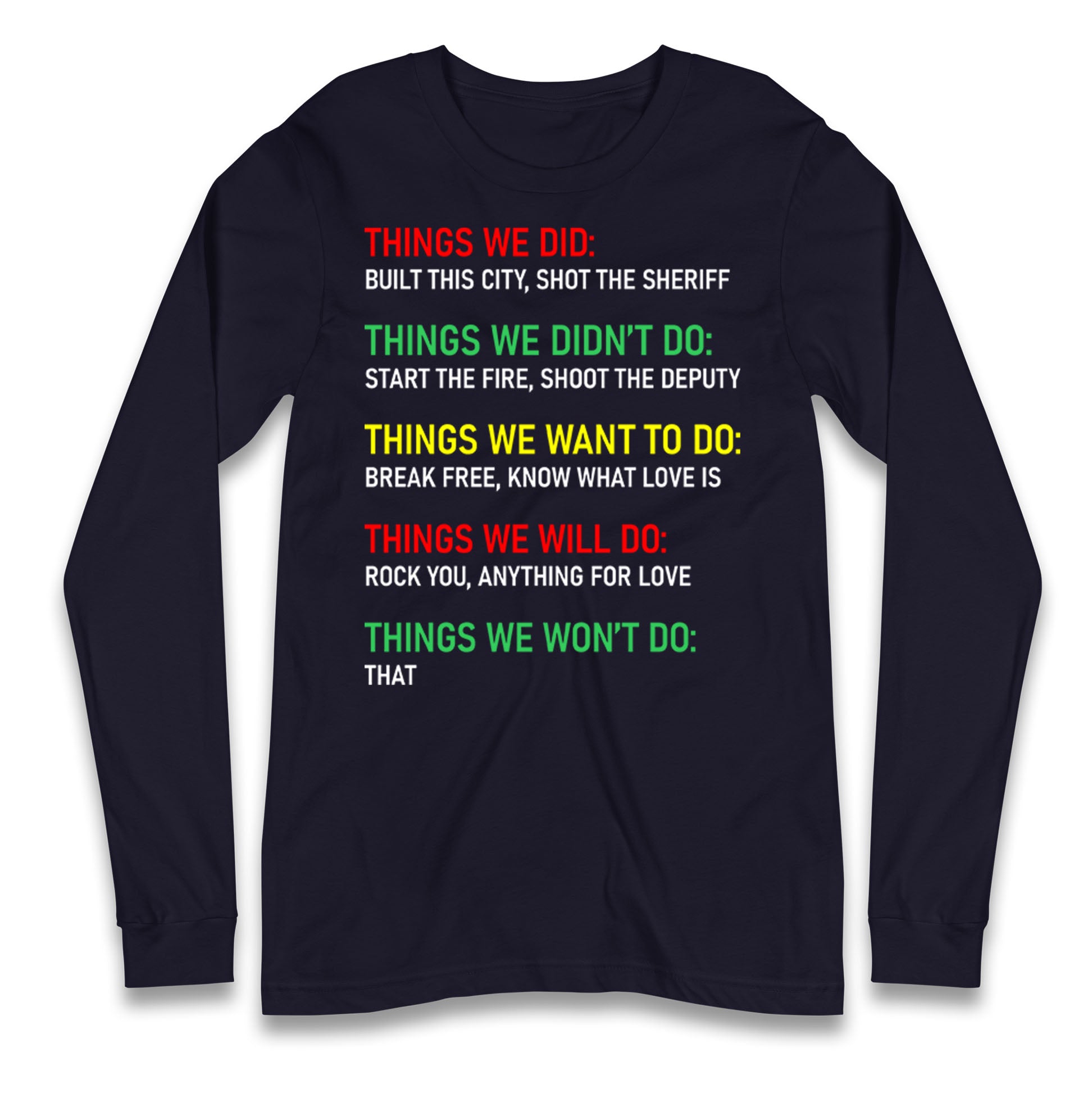 Bob Marley Music Longsleeve T Shirt