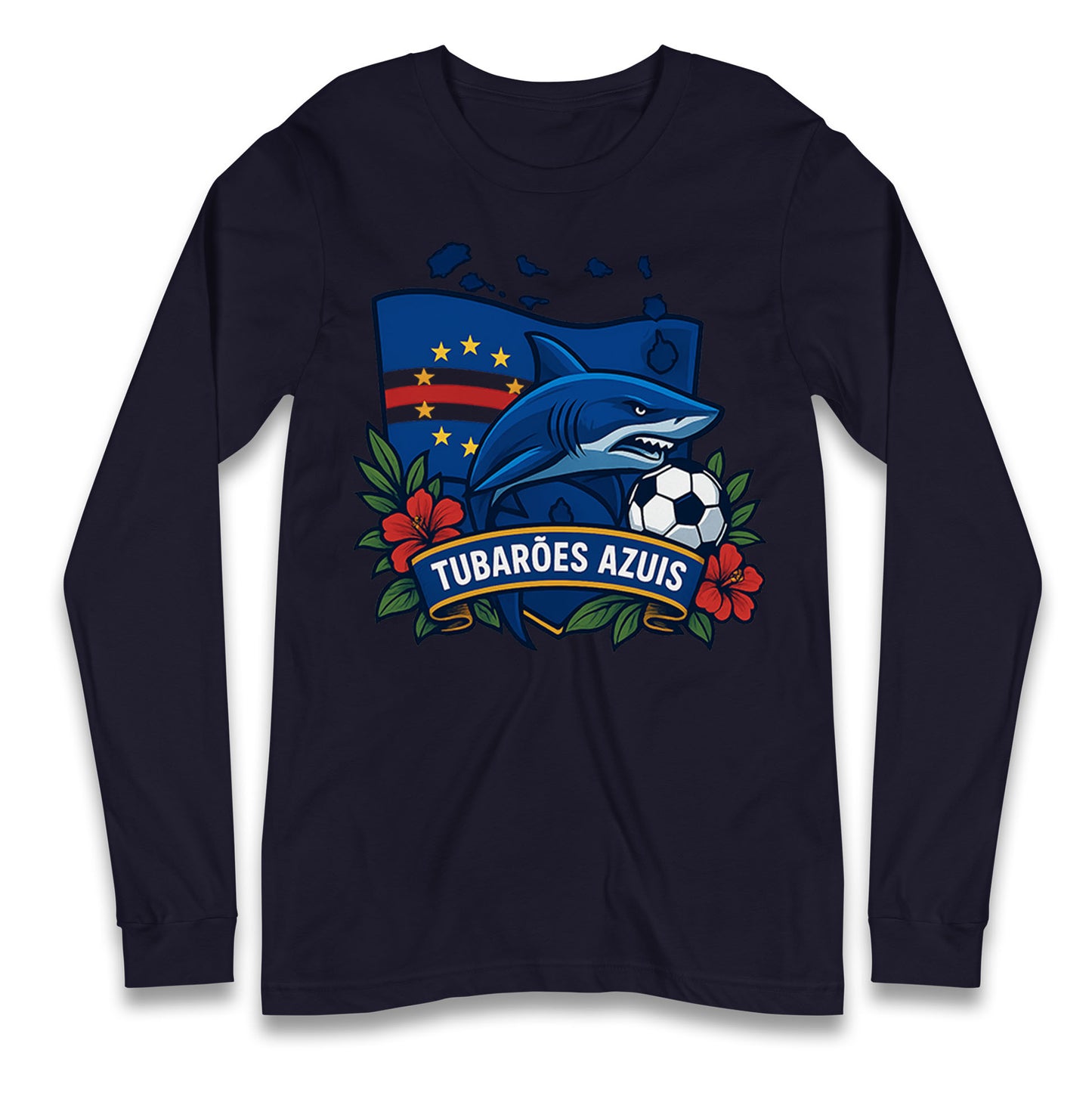 Cape Verde Football Longsleeve T Shirt
