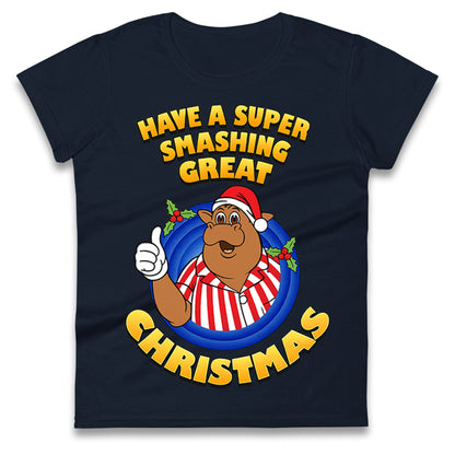 Bullseye Christmas Ladies T Shirt