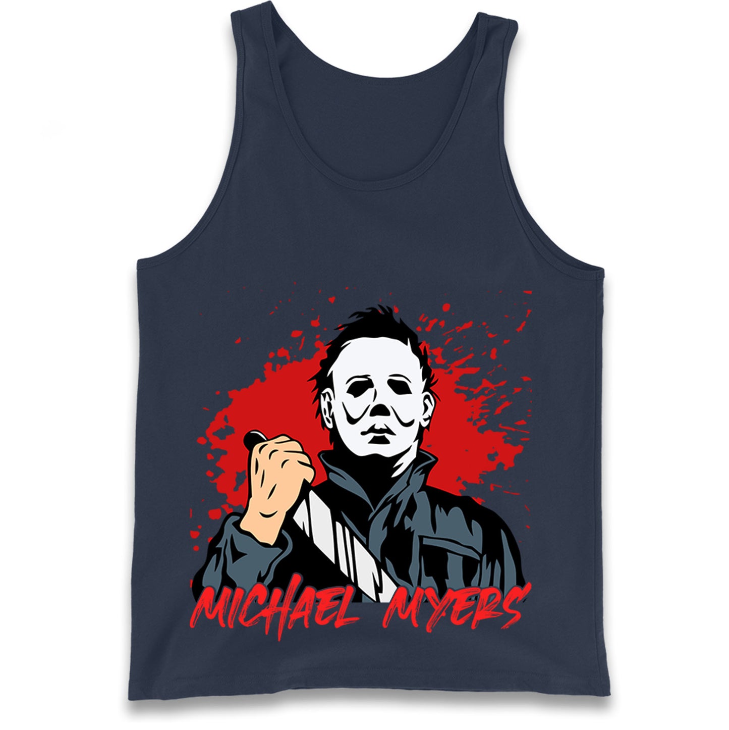Michael Myers Horror Halloween Tank Top