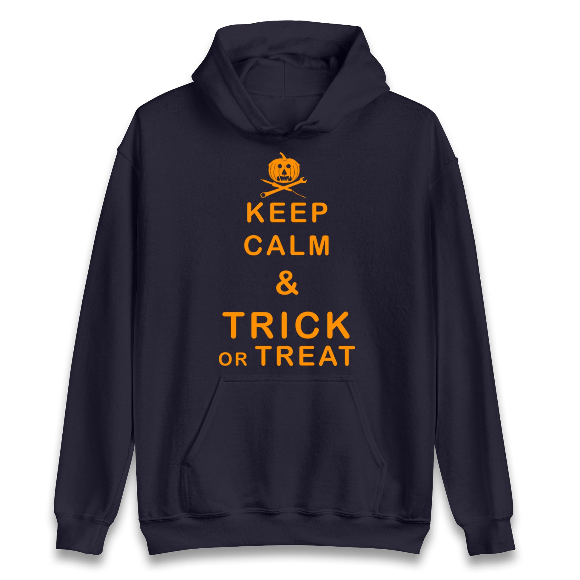 Keep Calm And Trick Or Treat Halloween Hoodie
