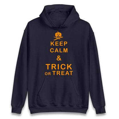 Keep Calm And Trick Or Treat Halloween Hoodie
