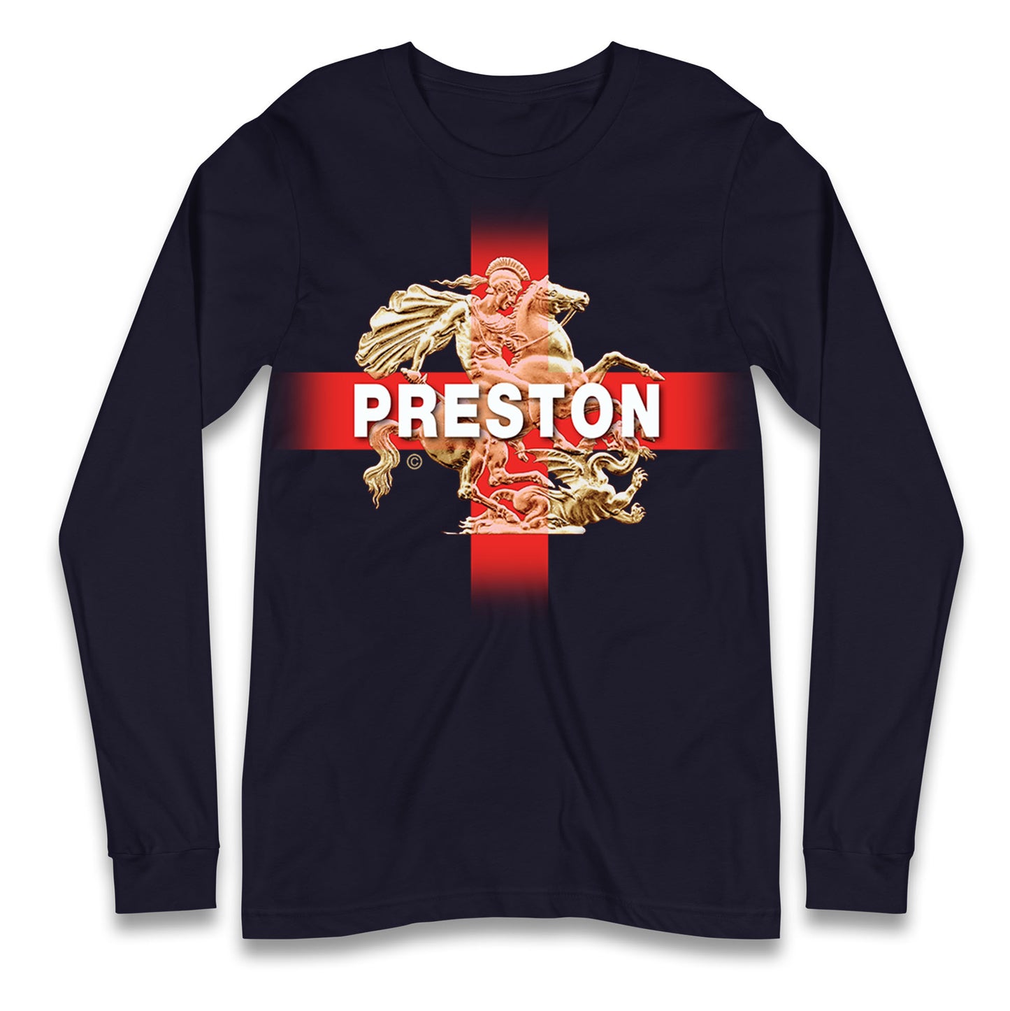 Preston St George & The Dragon Long Sleeve T Shirt