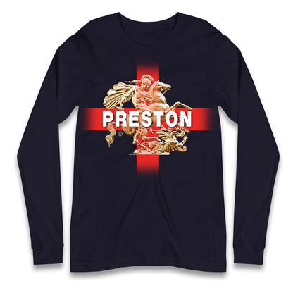 Preston St George & The Dragon Long Sleeve T Shirt
