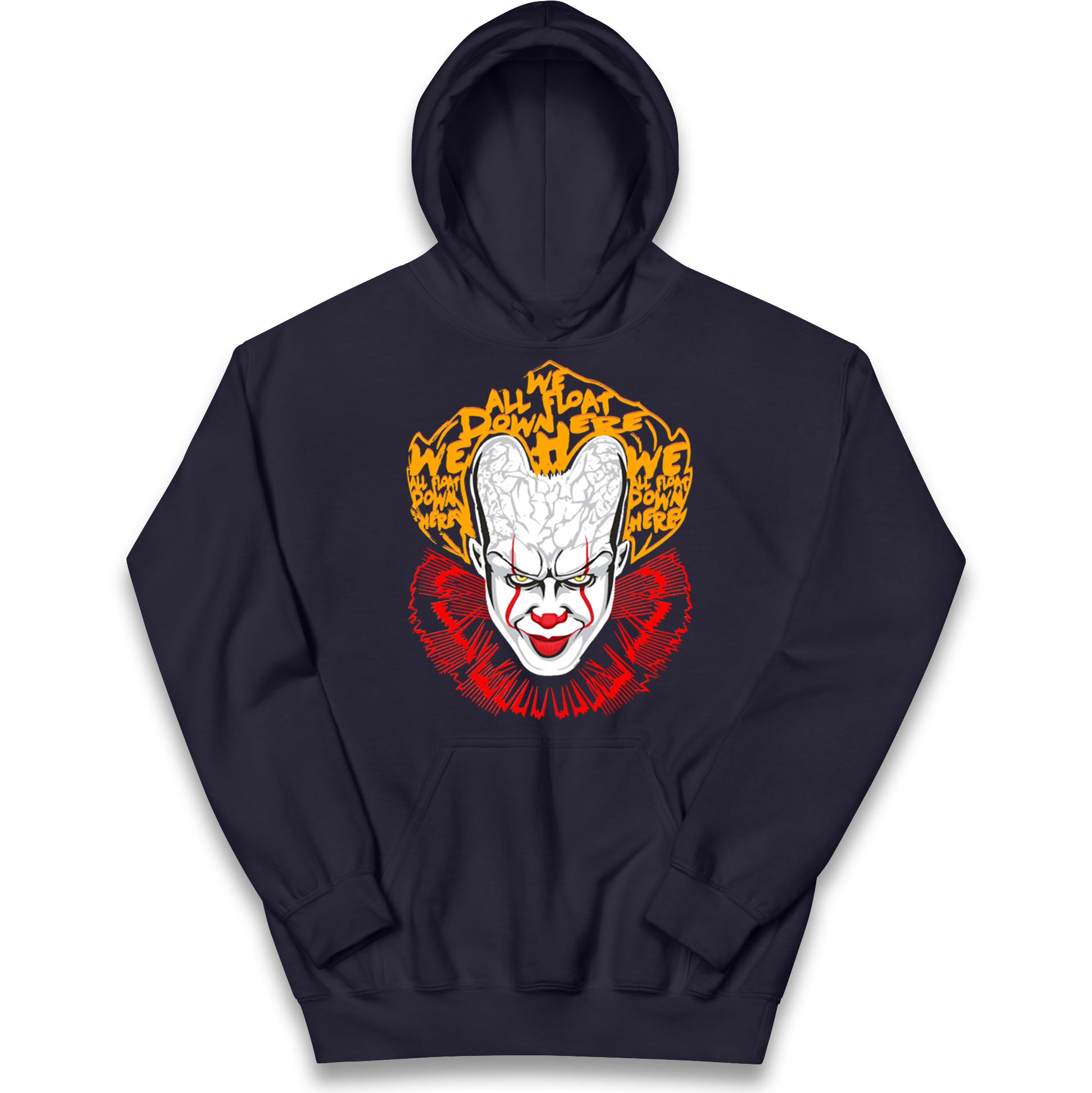 Pennywise Scary Clown Halloween Hoodie
