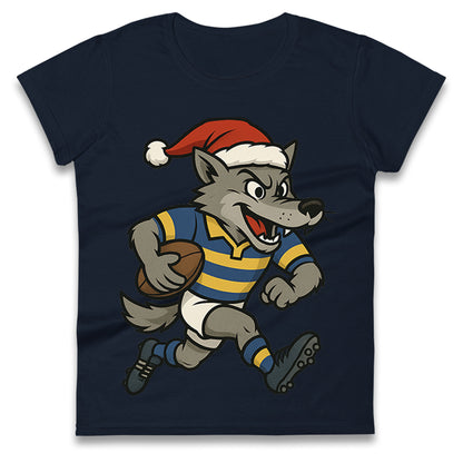 Warrington Wolves Christmas Ladies T Shirt