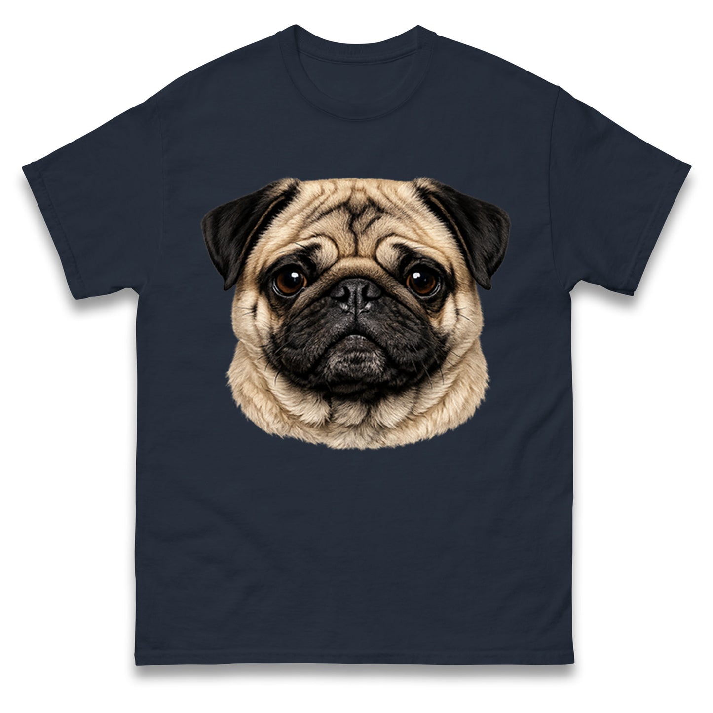 Pug Dog Face T Shirt