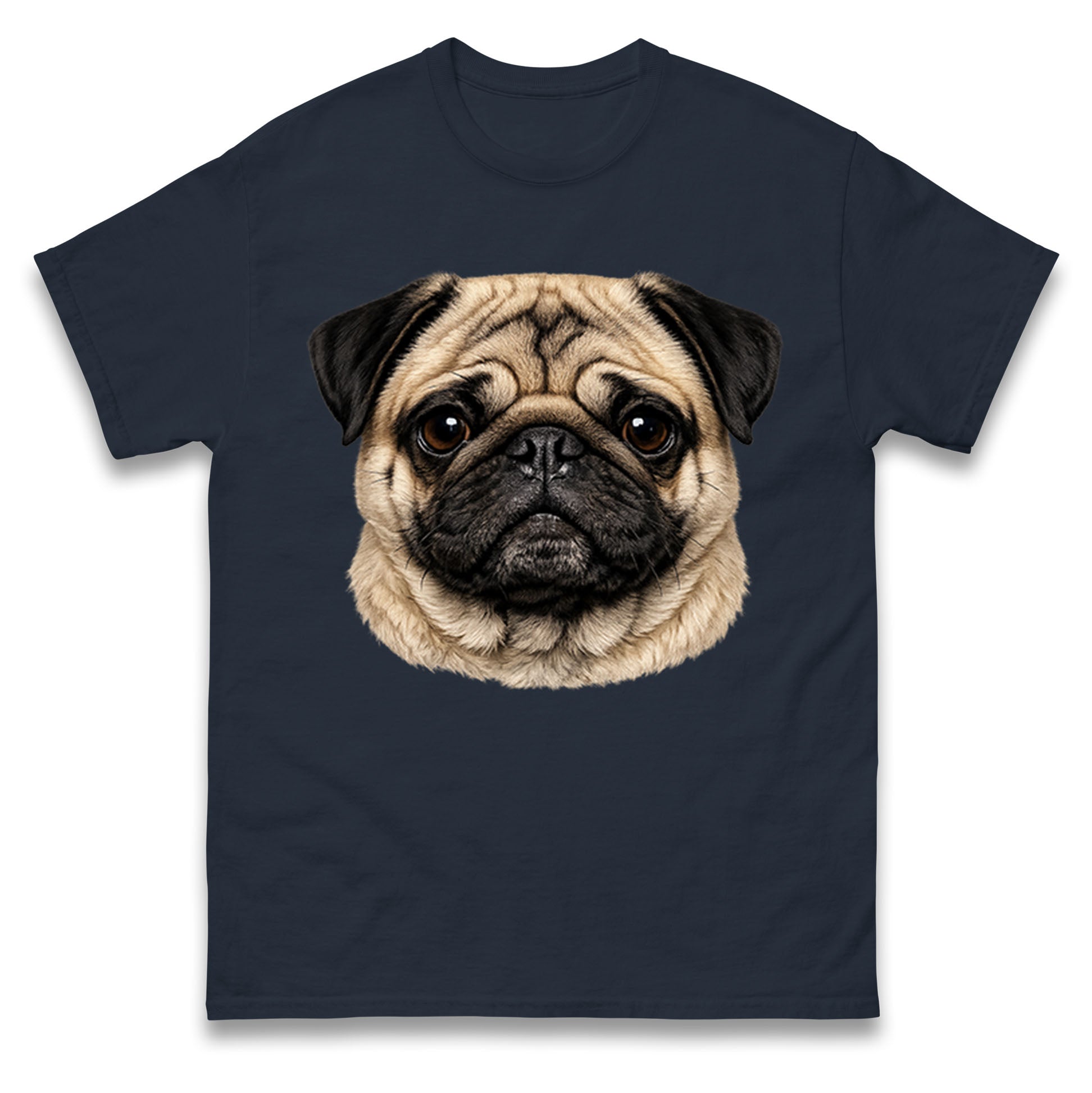 Pug Dog Face T Shirt