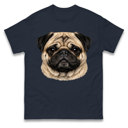 Pug Dog Face T Shirt