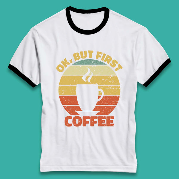 Coffee Addict Ringer T-Shirt