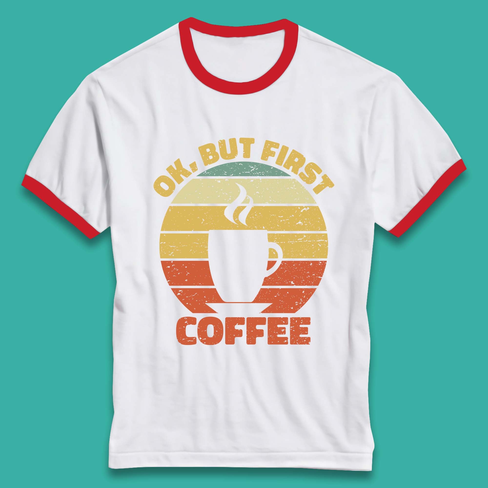 Coffee Addict Ringer T-Shirt