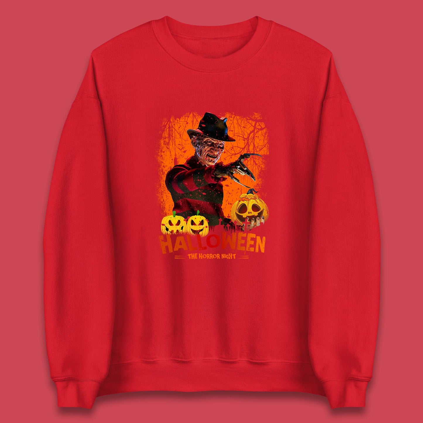 Halloween The Horror Night Freddy Krueger Horror Movie Character Serial Killer Unisex Sweatshirt