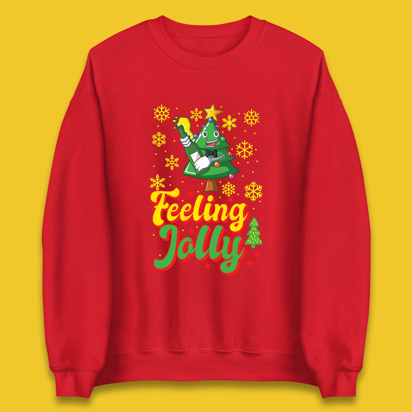 feeling jolly christmas beer sweatshirt