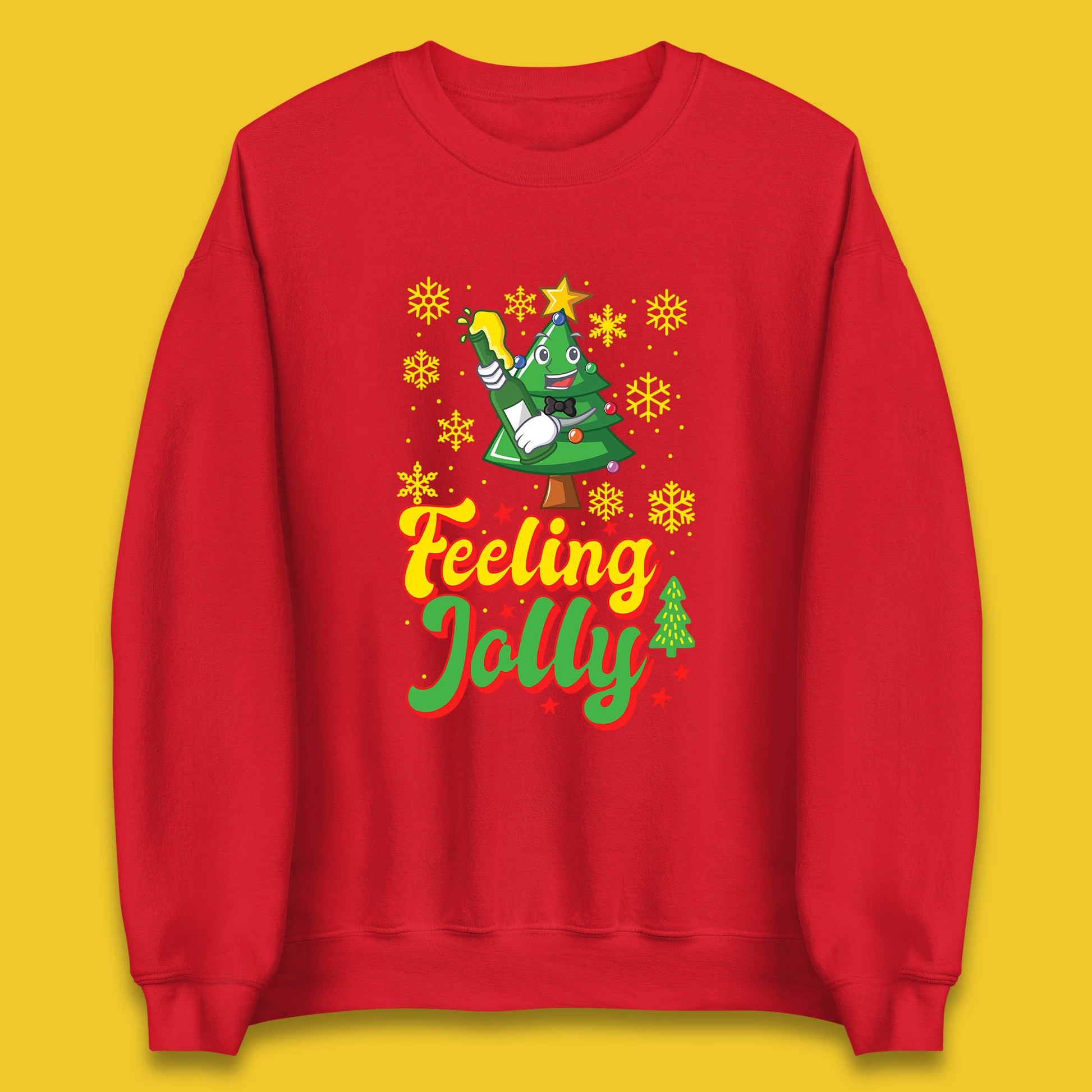 feeling jolly christmas beer sweatshirt